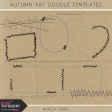 Autumn Art Doodle Templates Kit