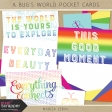 A Bug's World Pocket Cards Kit