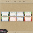 That Teenage Life Labels Kit