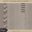Crafty Evening Kraft Papers Kit