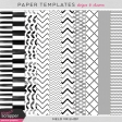 Paper Templates - Stripes & Chevron