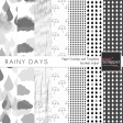 Rainy Days Paper Templates Kit