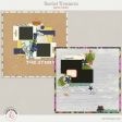 Buried Treasures {Layered Quick Pages}