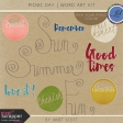 Picnic Day - Word Art Kit