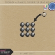 Toolbox Alphabet - Typewriter Brad Kit
