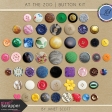 At the Zoo - Button Kit