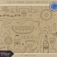 Slice of Summer - Doodle Template Kit 3