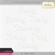 Toolbox Letter Board - Days of the Week Kit