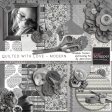 Quilted With Love - Modern Template, Texture and Overlay Kit