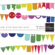 One Stop Bunting Shop - Shape Mask Flags Template Kit