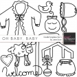 Oh Baby, Baby - Doodle Templates Set 3