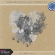 Woodland Winter - Paint Template Kit