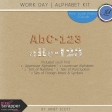 Work Day - Alphabet Kit