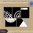 Work Day - Journal Card Template Kit