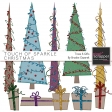 Touch of Sparkle Christmas Trees and Gifts Kit