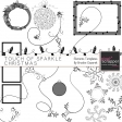 Touch of Sparkle Christmas Elements Templates Kit