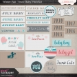 Winter Fun - Snow Baby Print Kit
