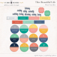 This Beautiful Life Word Art Bits