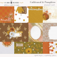 Goldenrod and Pumpkins Journal Cards