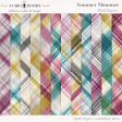 Summer Shimmer Plaid Papers
