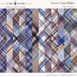 Sweet Snowflake Plaid Papers