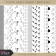 Tooth Fairy Paper Templates Kit