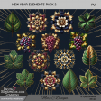 New Year Elements Pack 2