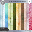 On The Button Patterned Paper Pack 2