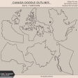 Canada Doodle Outlines