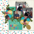 All The Moments Template #1 #2-CarolW Another Chapter 30th Birthday-Memory Mosaic & Poka Dot Chick 