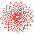 Florals Set #02 - Flower Template 11 Outline