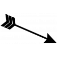 Arrow #01 Shape Template