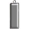 Rectangle Brad 11 -Chrome