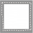 Layered Stitched Square Frame Template