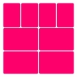 Layout Template 029 - 8 photos