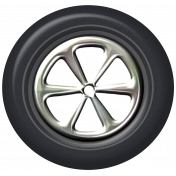 Speed Zone- Metal Rimmed Tire 01