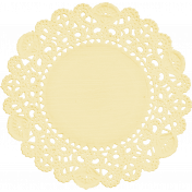 My Baptism - Yellow Doily