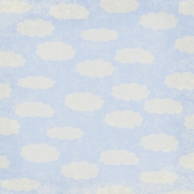 My Baptism- Blue Clouds Paper