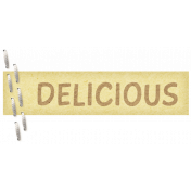 Turkey Time Elements Kit- "Delicious" Label