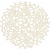 Simple Pleasures - White Crochet Piece
