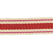 Sweet Valentine Elements- Striped Red Ribbon