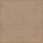 Oh Lucky Day- Brown Polkadot Paper
