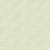 Hello- Blue & Orange Diagonal Stripes Paper