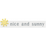 Rain, Rain- Nice And Sunny Label