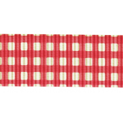 Rain, Rain- Red Gingham Ribbon