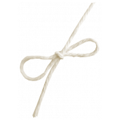 Oh Baby, Baby- Button Bow 01- White