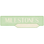 Oh Baby, Baby- Green Milestone Label