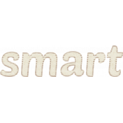 Forever Friends Mini Kit- "Smart" Word Art