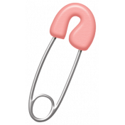 Oh Baby, Baby- Pink Safety Pin