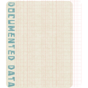 Space Explorer- Documented Data Card 3x4